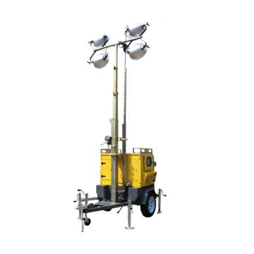 New product portable Trailer telescopic pole Light Tower